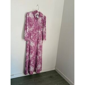 DavidBrown California Vintage Abstract Print Made In USA Maxi Dress Size Small